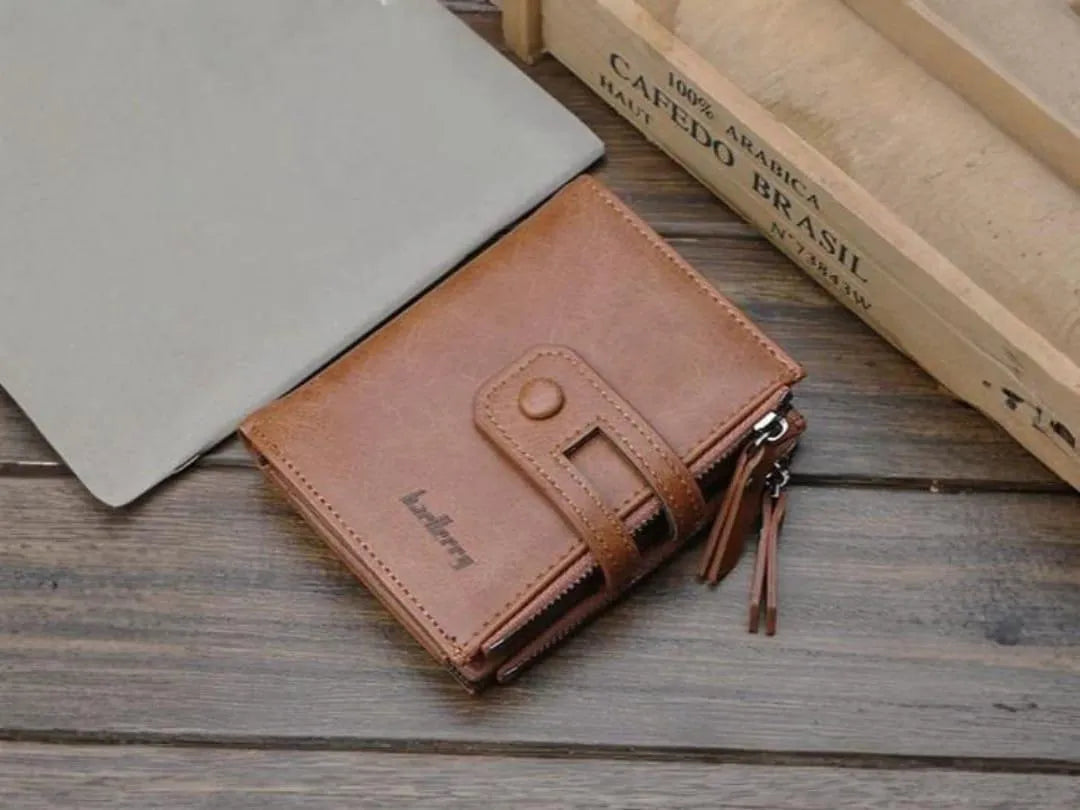 Men’s Premium Multicolor Leather Wallet – Stylish & Functional Design