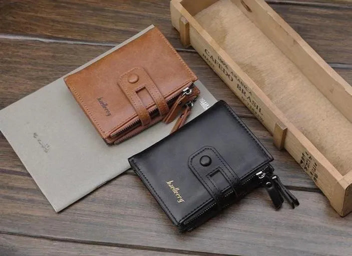 Men’s Premium Multicolor Leather Wallet – Stylish & Functional Design