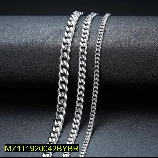 Layered Cuban Chain Necklace – Silver Street Style