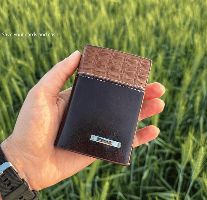 Premium Men’s Leather Wallet – Stylish, Durable & Compact Design