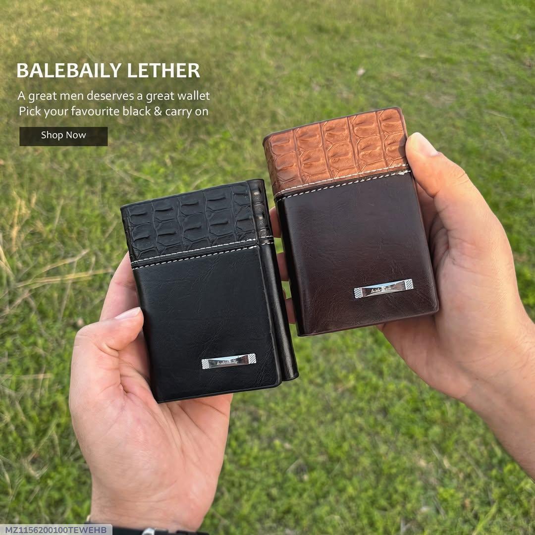 Premium Men’s Leather Wallet – Stylish, Durable & Compact Design