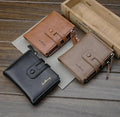 Men’s Premium Multicolor Leather Wallet – Stylish & Functional Design