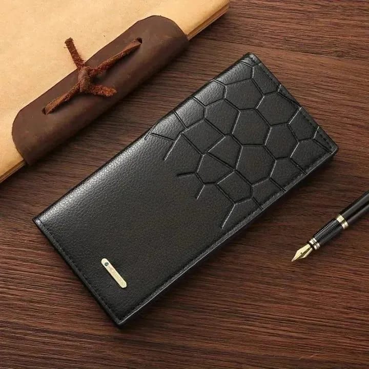 Rovell Classic PU Leather Wallet – Minimal Bi-Fold Design