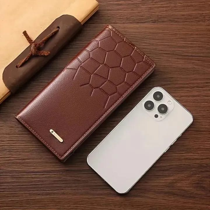 Rovell Classic PU Leather Wallet – Minimal Bi-Fold Design