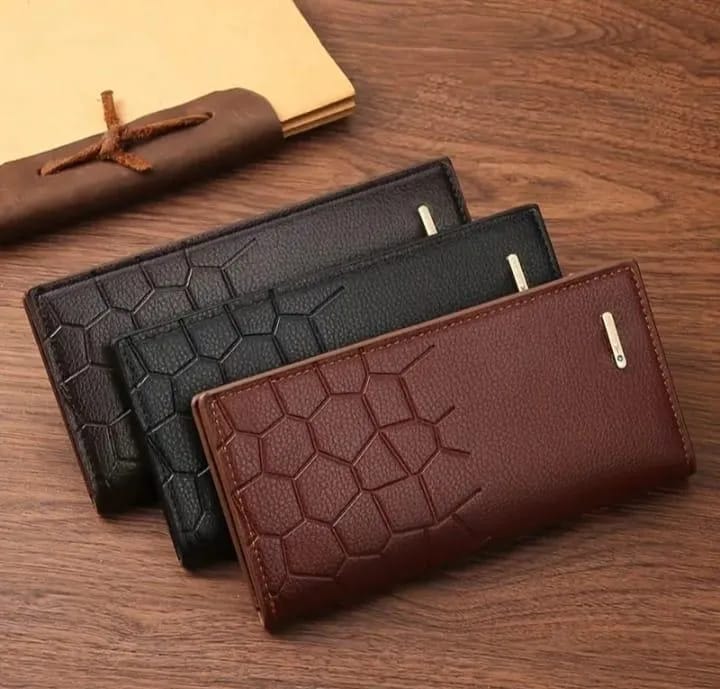 Rovell Classic PU Leather Wallet – Minimal Bi-Fold Design