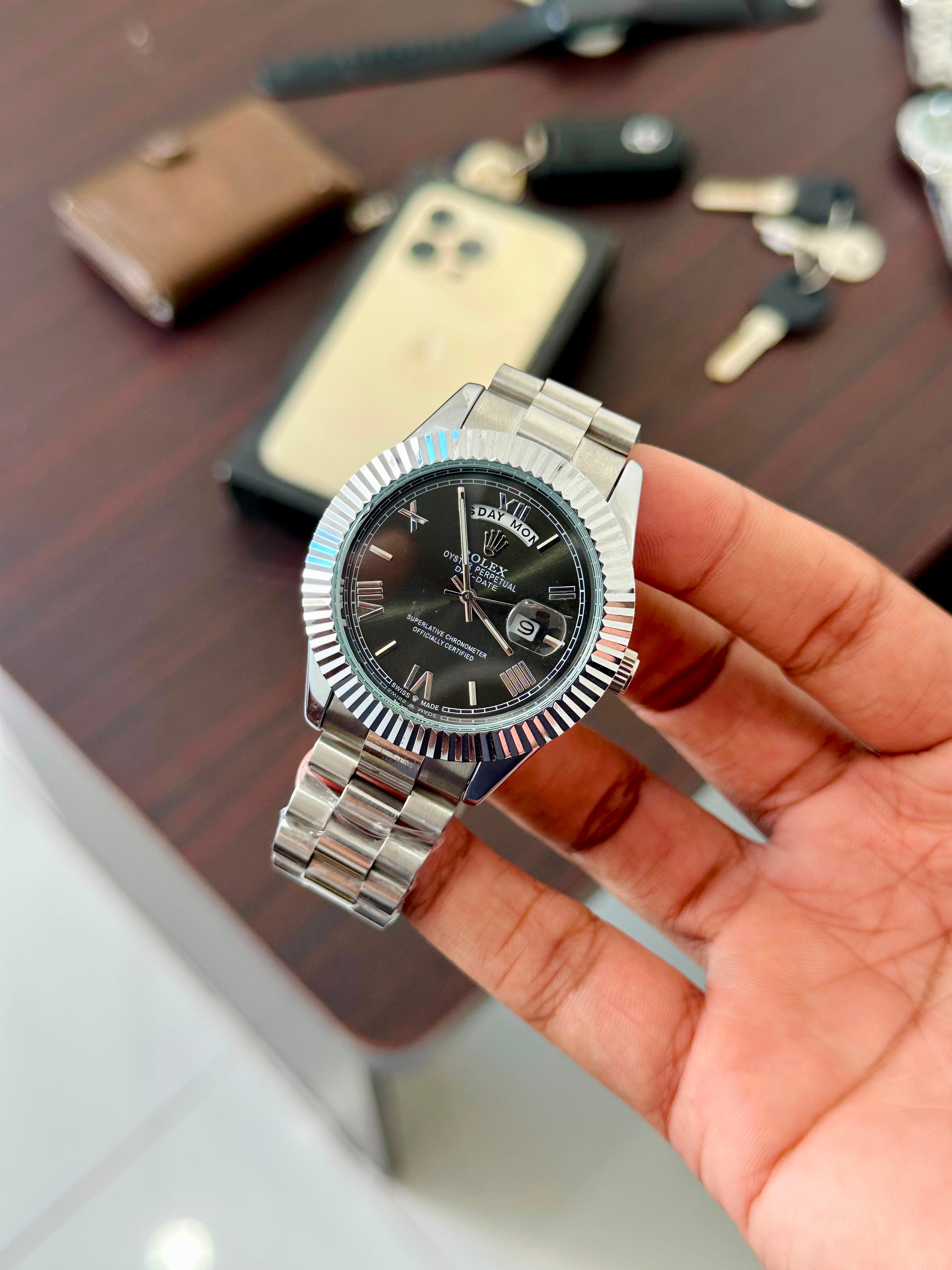 ROVELL RLX DAYDATE | ALLOW TO OPEN – CHECK BEFORE PAYMENT!