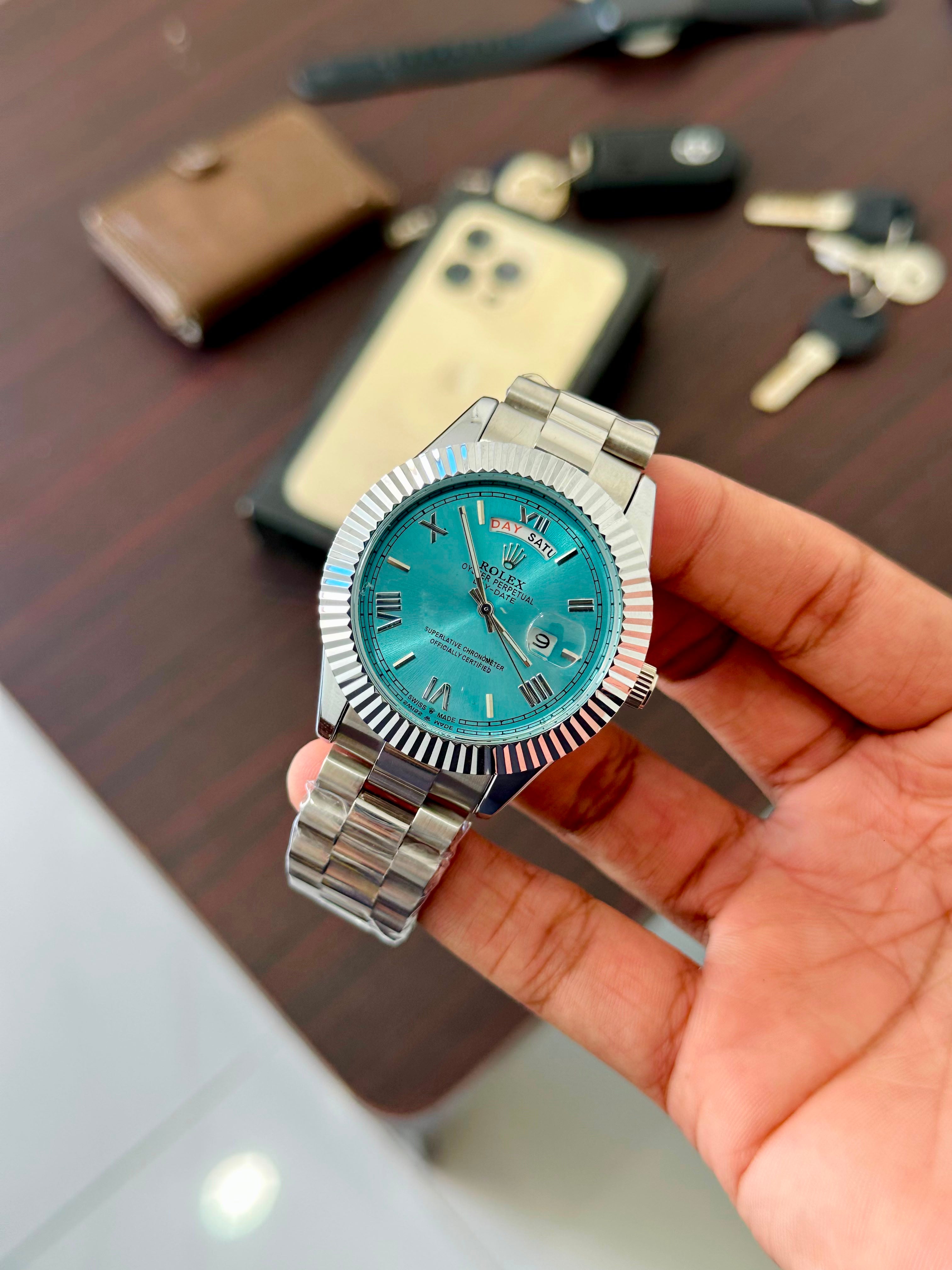 ROVELL RLX DAYDATE | ALLOW TO OPEN – CHECK BEFORE PAYMENT!