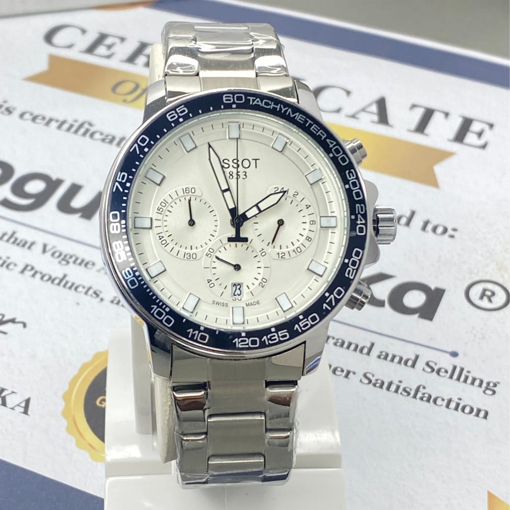 TST-Style Chronograph Sports Watch – Premium Stainless Steel