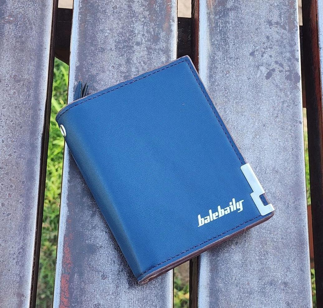 Rovell Classic PU Leather Wallet – Minimal Bi-Fold Design